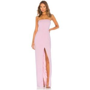 Jay Godfrey Purple Strapless Gown